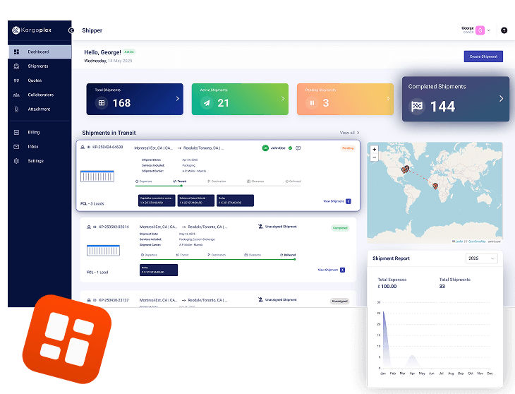 Your Personal Shipping Dashboard